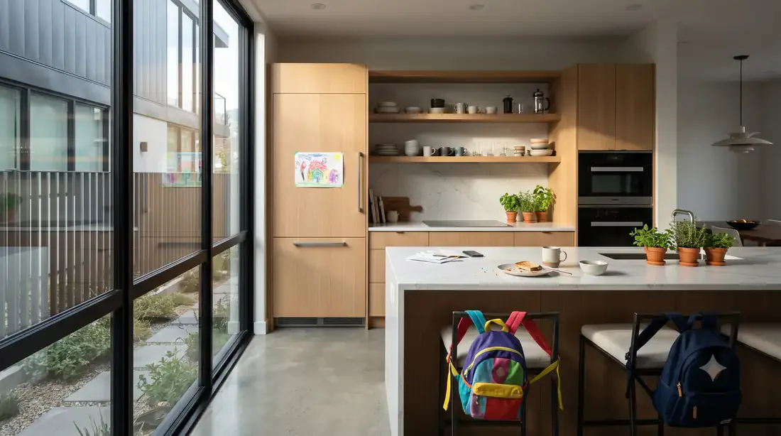 Neutra VDL, Narrow-Lot — Full kitchen