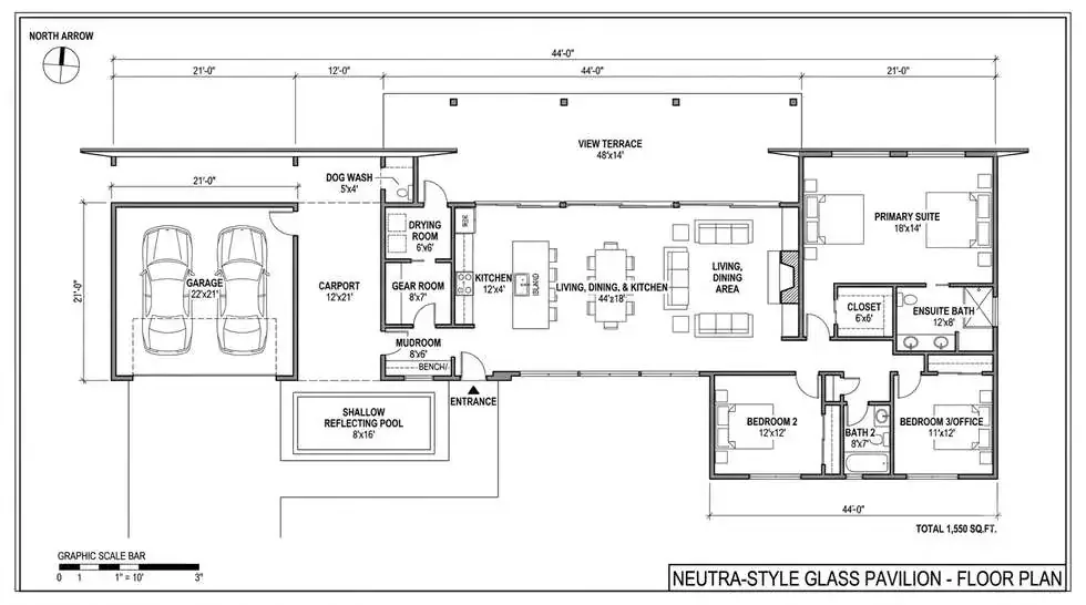 The Kelowna Neutra floor plan