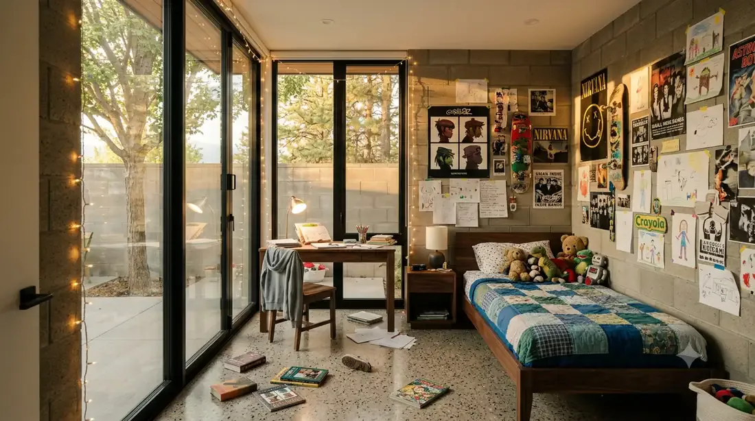 Case Study House #21 — Kid's bedroom