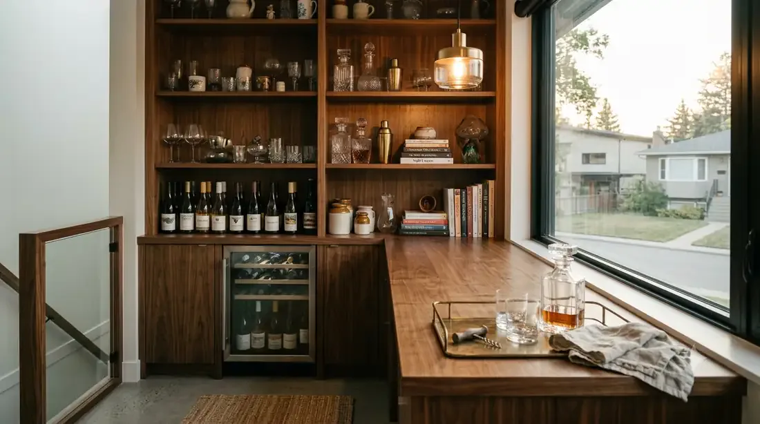 Miller House — Wine + bar nook