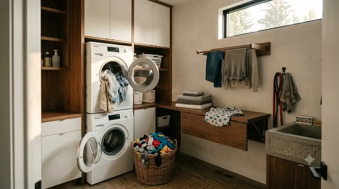 Neutra VDL, Narrow-Lot — Laundry + utility room