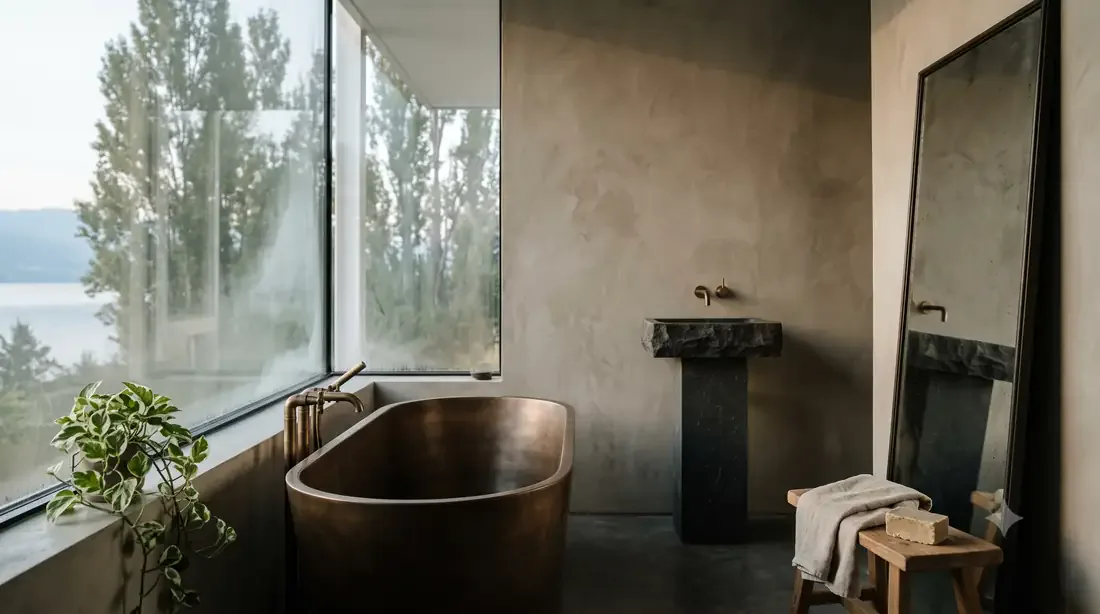 The Glenmore Eichler — Kitchen — lived-in