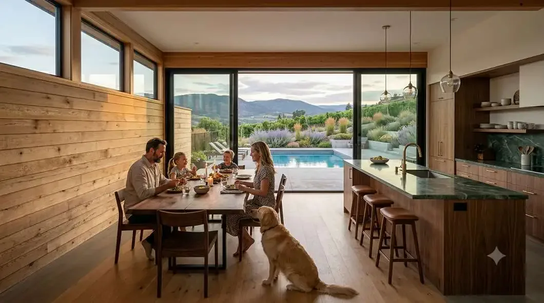 Lower Mission Rancher — Open dining + kitchen