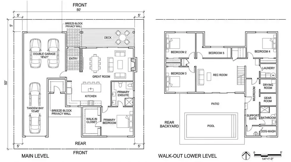 The 50-Footer floor plan